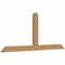 Ekena Millwork Portland Timber Gable Bracket, Western Red Cedar, 96"W x 40"H x 3 1/2"D x 5 1/2"F, 10/12 Pitch GBW096X40X0406POR00SWR - alternate 4